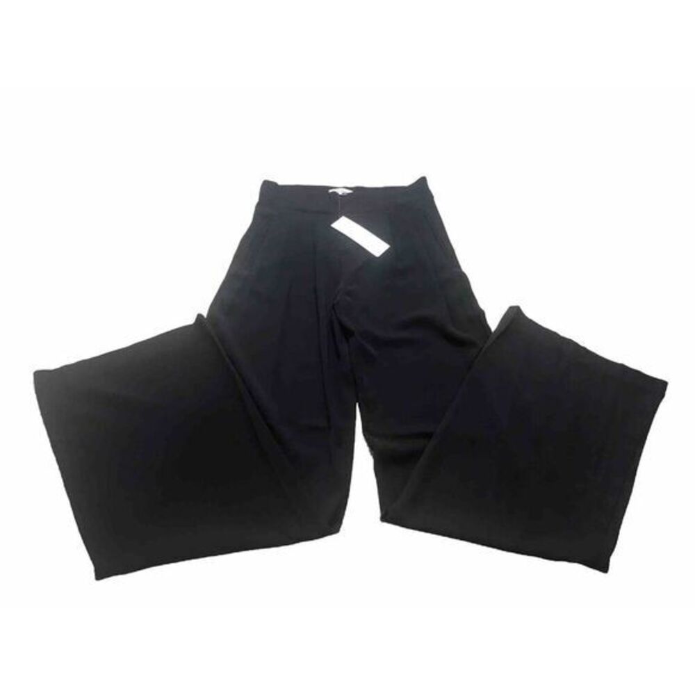 Parker‎ Size 4x32 Womens Black Wide Leg Polyester Dry Clean Only Dress Pants NWT